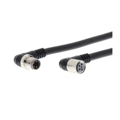Omron XS3W-M422-401-PR XS3WM422401PR OMRON Cable with connectors on both cable ends, M8 right-angle sock..
