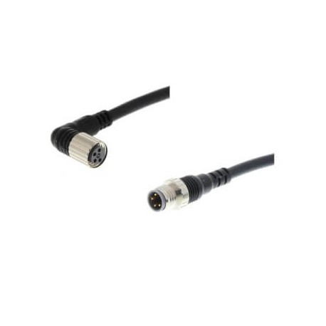 Omron XS3W-M424-401-PR XS3WM424401PR OMRON Threaded mounting connector, M8, 4 poles, vibration and oil r..