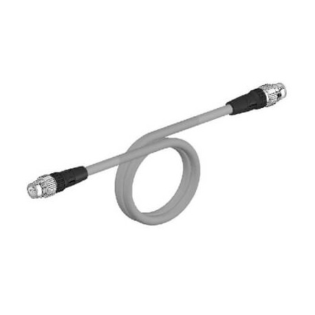 Omron XS5W-T421-JM2-K XS5WT421JM2K OMRON Ethernet Cable Cat. 5. M12 connector Straight to M12 Straight. ..