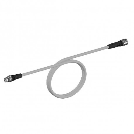 Omron XS5W-T421-DM1-KR XS5WT421DM1KR OMRON Cable Eth Cat. 5 Connector M12 male M12 female, 2m (Robotic)