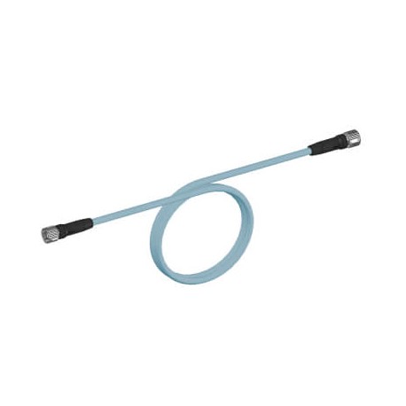 Omron XS5W-T421-CM3-K XS5WT421CM3K OMRON Ethernet Cat.5 cable, PVC, M12 straight socket / M12 straight s..