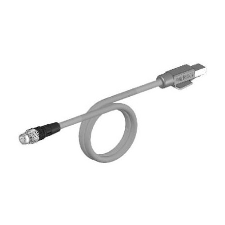 Omron XS5W-T421-EMC-SS XS5WT421EMCSS OMRON Ethernet Cable Cat. 5. Shielding reinforced. M12 connector St..
