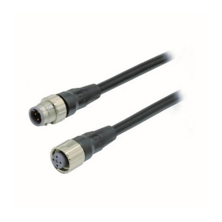 Omron XS5W-D421-C81-XR XS5WD421C81XR OMRON Cable with connectors on both cable ends, Smartclick M12 stra..