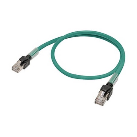 Omron XS6W-6LSZH8SS750CM-G XS6W6LSZH8SS750CMG,1 OMRON Cat F/UTP Ethernet Cable, 6, LSZH Coating, Green, ..