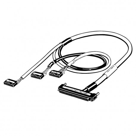 Omron XW2Z-200-H3 XW2Z200H3 OMRON Connector Fujitsu 60 pathways to module XW2x 1:3