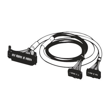 Omron XW2Z-0100BH-L01 XW2Z0100BHL01 OMRON Cable connection I/O, FCN40 to MIL20x2, L 100 cm