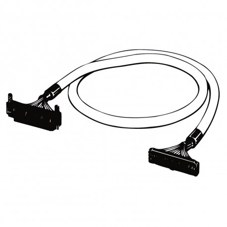 Omron XW2Z-0100CG-L XW2Z0100CGL OMRON Cable connection I/O, FCN56 to MIL60, L 100 cm