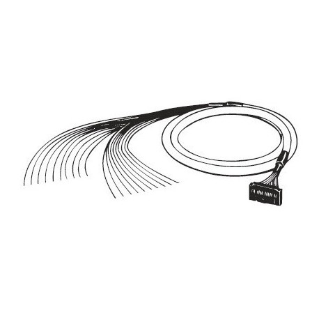 Omron XW2Z-0500DM-L XW2Z0500DML OMRON Cable connection I/O, MIL20 to terminals fork, L 500 cm