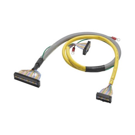 Omron XW2Z-RO200-175-D1 XW2ZRO200175D1 OMRON I/O connection cable, with shield connection, MIL40 to 2 x ..