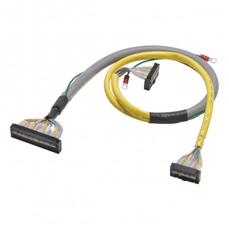 Omron XW2Z-RO50-25-D1 XW2ZRO5025D1 OMRON Cable with MIL connectors (1:2) PNP 32 Output Points, 500 mm an..
