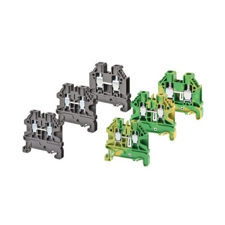 Omron XW5S-S2,5-3N XW5SS253N OMRON Bridges with screw terminals DIN rail screw, 2.5 mm2, 3-pole, yellow