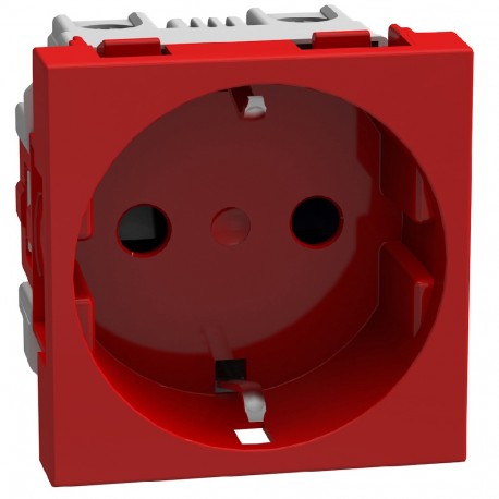 Bticino Y4141R BTCINO LW-BASE 2P+T 16A/230V 2M RED