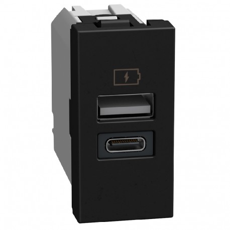 BTICINO YD4191AC YD4191AC BTCINO LW-BASE USB A+C 3A 15W 1M DK