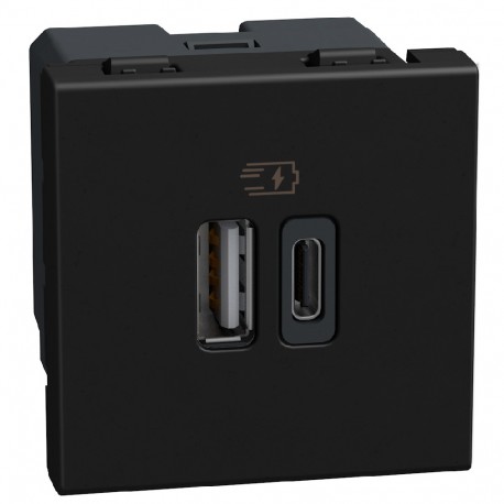 BTICINO YD4287C2 YD4287C2 BTCINO LW-BASE USB A+C 3A 15W 2M DK