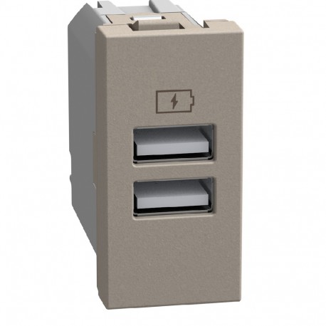 BTICINO YG4191AA YG4191AA BTCINO LW-BASE USB A+A 3A 15W 1M ST