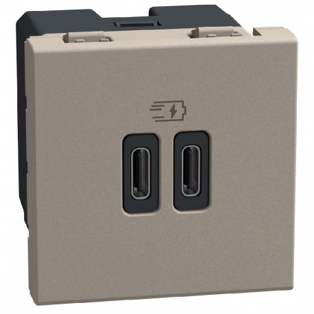 BTICINO YG4293CC YG4293CC BTCINO LW-BASE USB C+C 30W PD 2M ST
