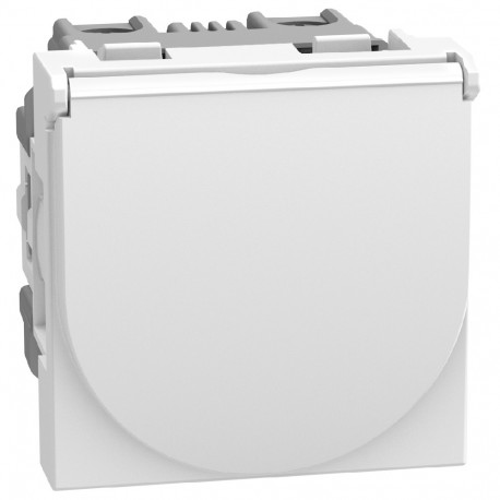 Bticino YW4141P BTCINO LW-BASE 2P+T W/CAP 16A 2M WH