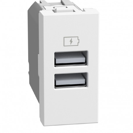 BTICINO YW4191AA YW4191AA BTCINO LW-BASE USB A+A 3A 15W 1M WH