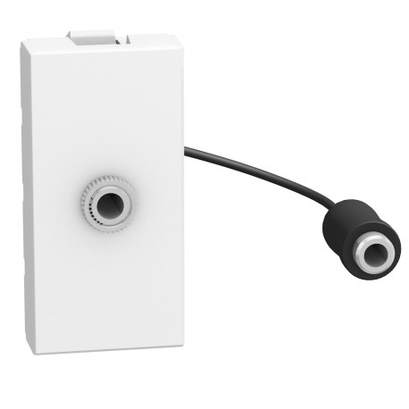 Bticino YW4280 BTCINO LW-BASE AUDIO JACK 3.5 1M WH