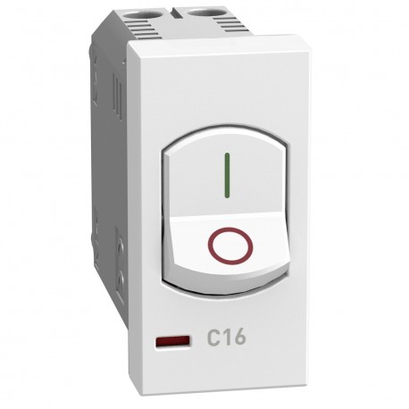 BTICINO YW4301A16 YW4301A16 BTCINO LW-MAG 1P+N 16A 1M WH