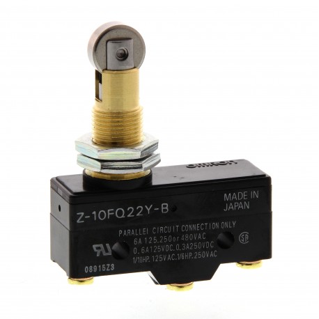 Omron Z-10FQ22Y-B Z10FQ22YB OMRON Plunger rold. Mont. Double-pane contact Torn. 1mm