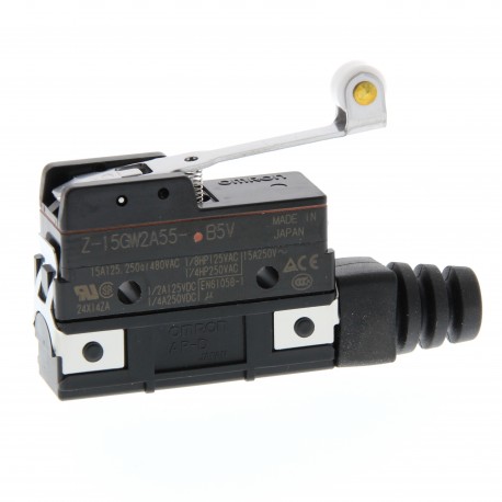 Omron Z-15GW2A55-B5V Z15GW2A55B5V OMRON Lever roller spring parallel Torn Est.Cover