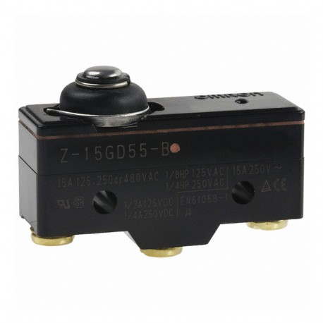 OMRON Z-15GD-B8 Z-15GD-B8 Z15G3004C Z15GDB8 OMRON Basic switch, short plunger, SPDT, 15A