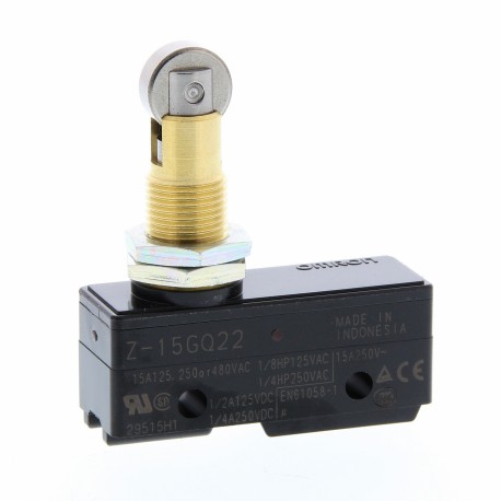 Omron Z-15GQ2255 Z15GQ2255 OMRON Plunger roller Mont.panel Welded Watertight 15A 0.5 mm