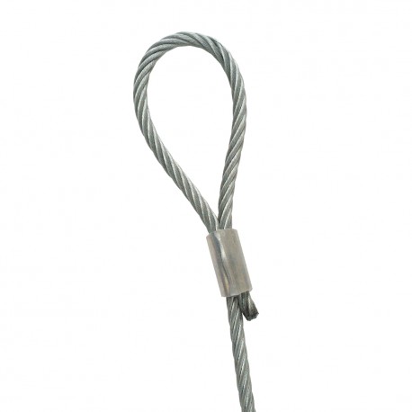 TEKNOMEGA PLE5SILVER PLE5SILVER ZCT2080 TEKNOMEGA ΩZIP HOOK TERMINAL AND LOCKING CLIP SILVER RANGE L.5MT